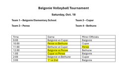 schedule